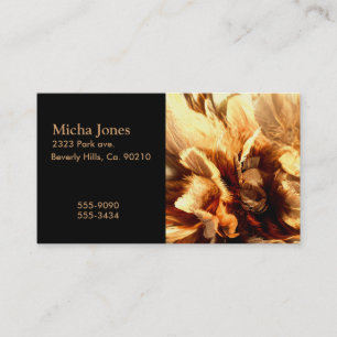 Feather Duster Close Up Business Card