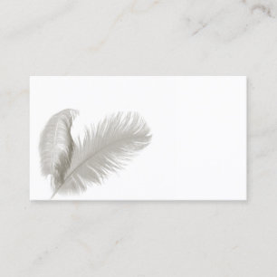 Feather Feathers Pen business cards