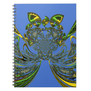 Feather Fish Spiral Notebook