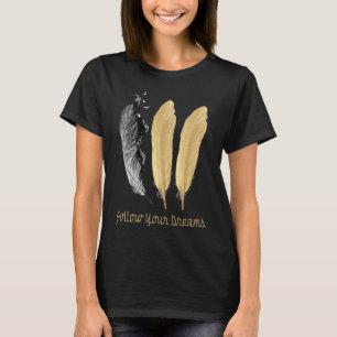 Feather, FOLLOW YOUR DREAMS Pullover Hoodie