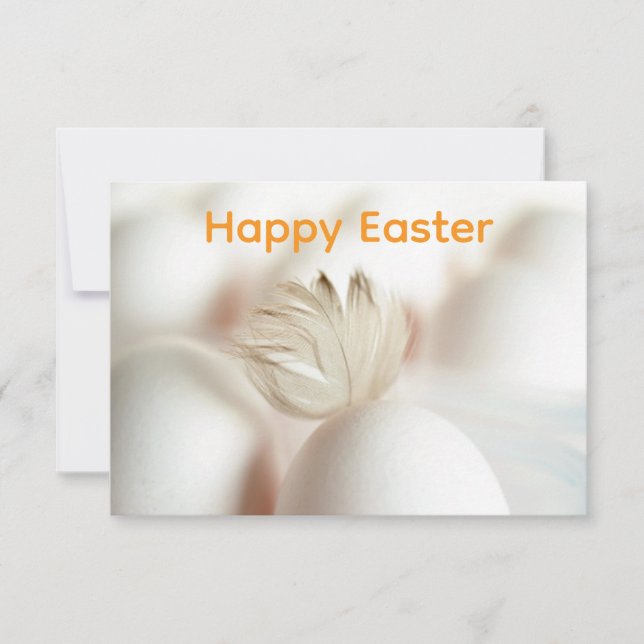 Feather Graphic Thank You Card (Front)