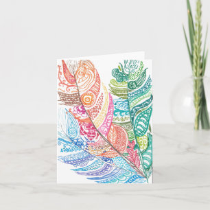 Feather group card