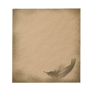 Feather-grunge Notepad