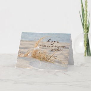 Feather In Beach Grass Card
