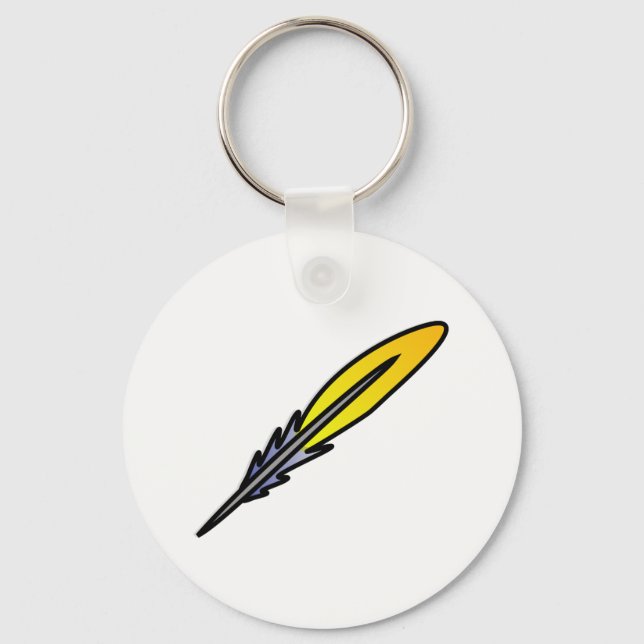 Feather Key Ring (Front)
