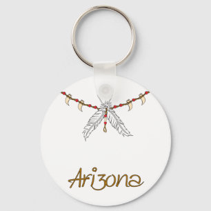 Feather Necklace Key Ring