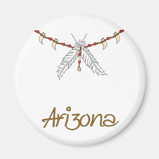 Feather Necklace Magnet (Front)