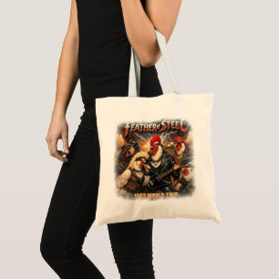 Feather of Steel – 1982 World Tour   Heavy Metal Tote Bag