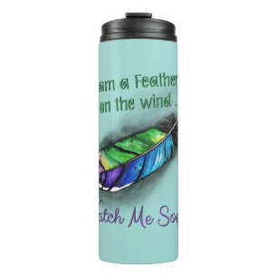 Feather on the Wind Thermal Tumbler