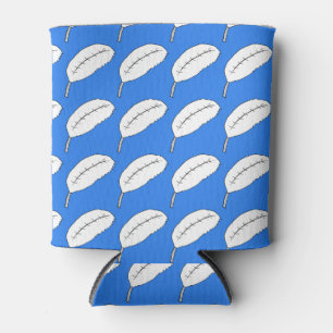 Feather Pattern Can Cooler