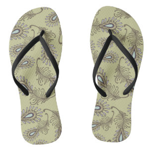 Feather Pattern Jandals