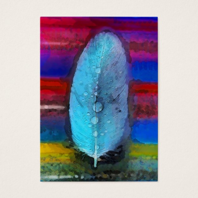 Feather ,profile card (Front)