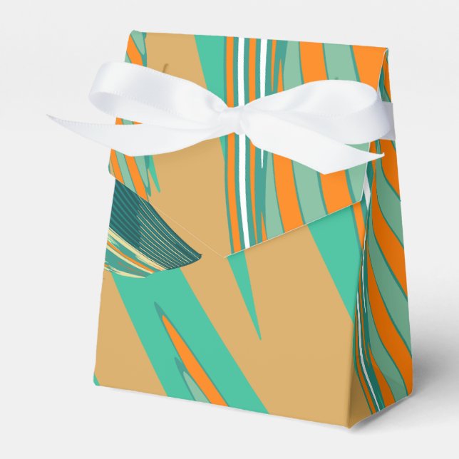 feather retro favour box (Front Side)
