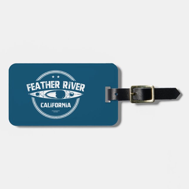 Feather River, California Luggage Tag (Front Horizontal)