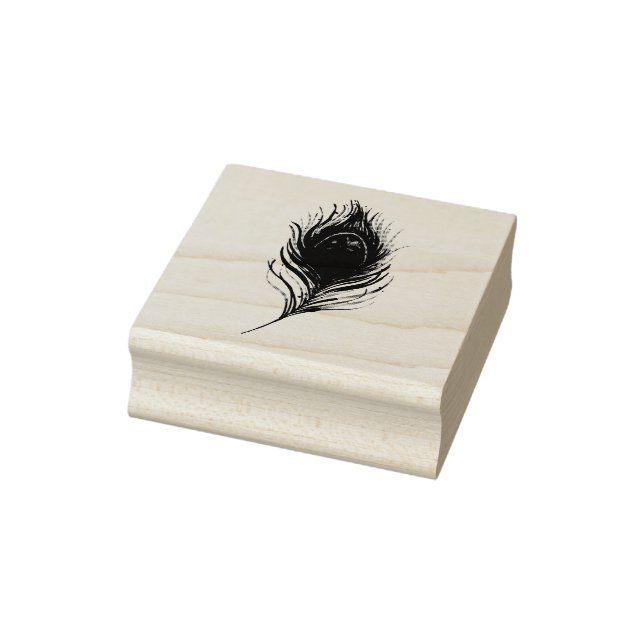 Feather Rubber Stamp (Stamp)