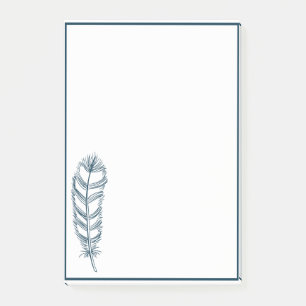 Feather Shape Minimal and modern design Post-it Notes