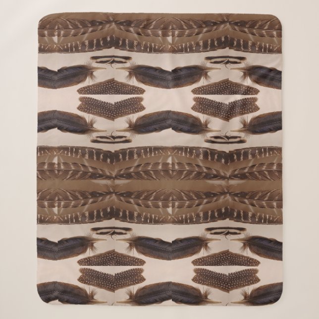 Feather Sherpa Blanket (Front)