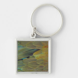 Feather surface key ring