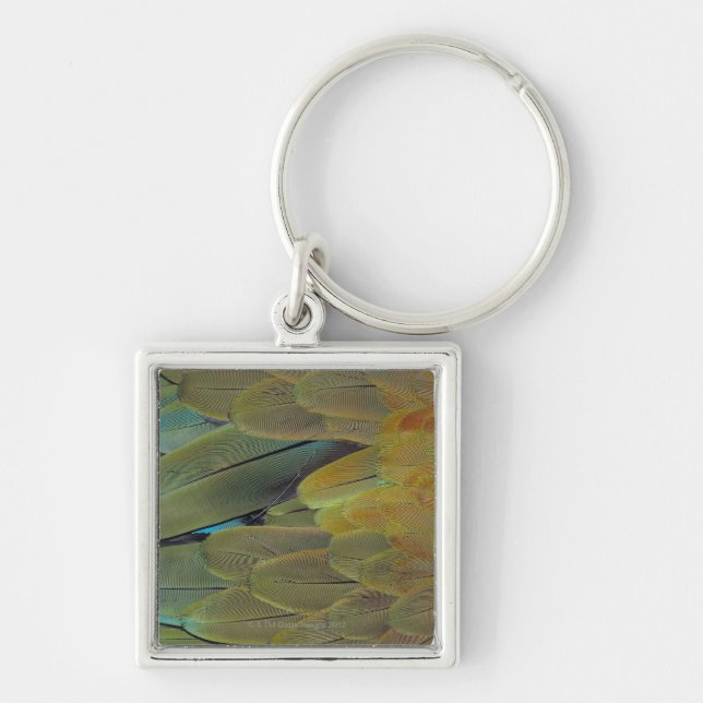 Feather surface key ring (Front)
