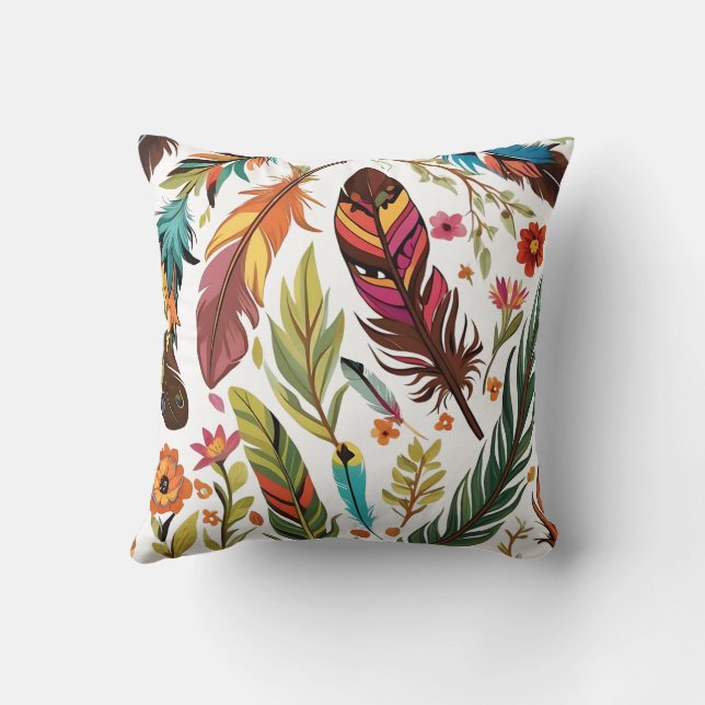 Feather Symphony Cushion (Back)