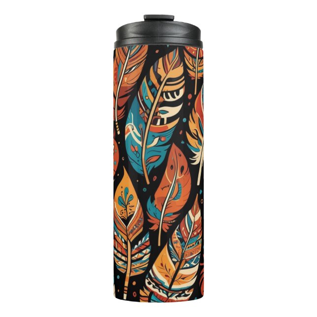  Feather Thermal Tumbler (Front)