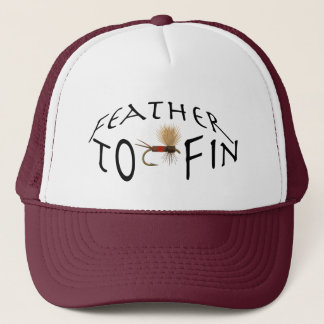 Feather to Fin Fly Fishing Monogram Trucker Hat