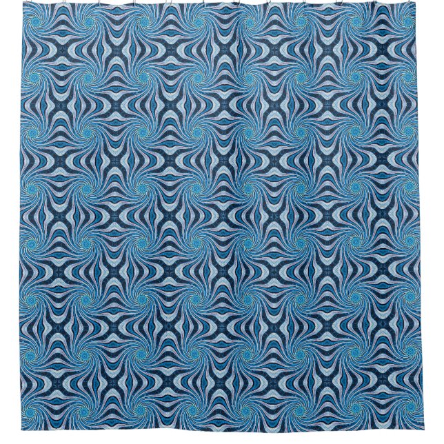 Feather Twirl Shower Curtain (Front)
