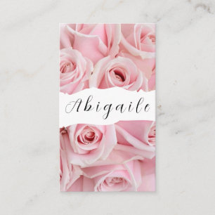 Feather Vector Seamless Vintage Roses Business Car Business Card