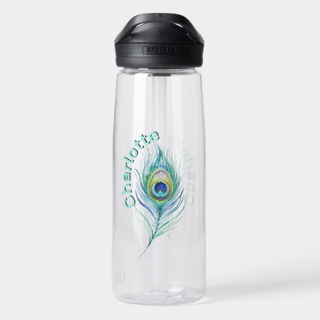 Feather Water Bottle (Back)