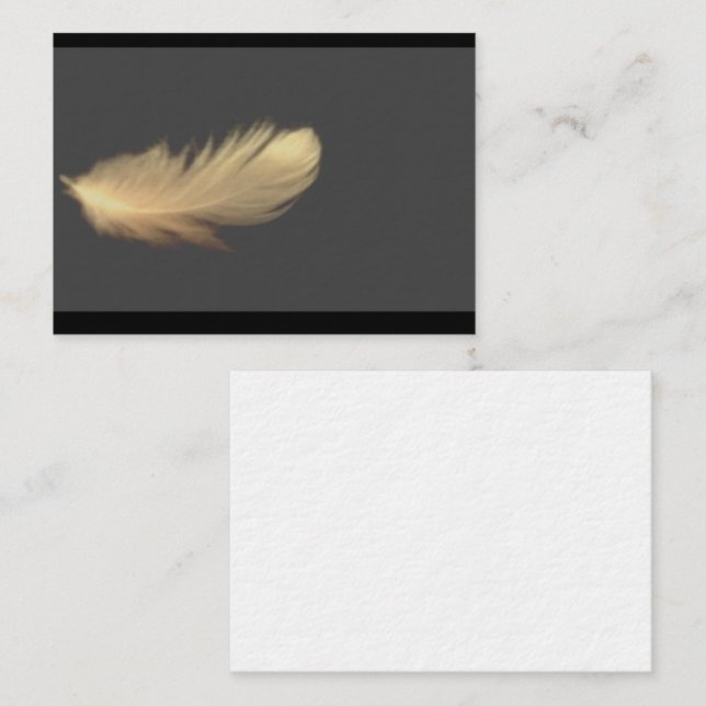 Feather WingThick Business Cards (Front/Back)