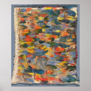 Feathered cape poster