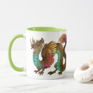Feathered Dragon Mug