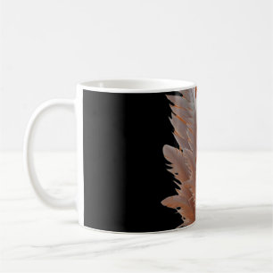 Feathered Duality Balance of Light Amber & Ivory S Coffee Mug