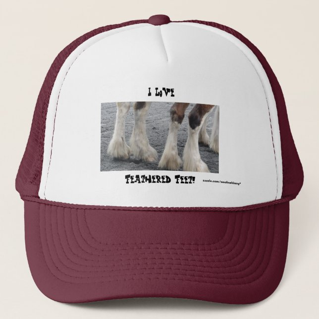 Feathered Feet Trucker Hat (Front)