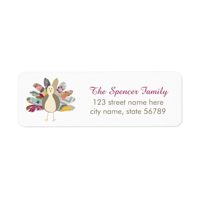 Feathered Friend Address Label (Front)