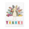 Feathered Friend Happy Thanksgiving Postcard