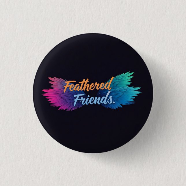 Feathered Friends  3 Cm Round Badge (Front)