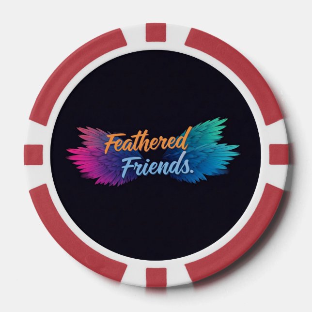 Feathered Friends  Poker Chips (Front)