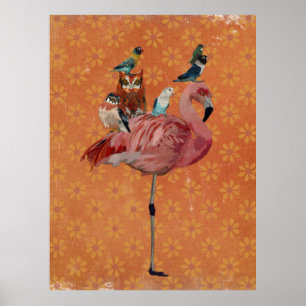 FEATHERED FRIENDS POSTER