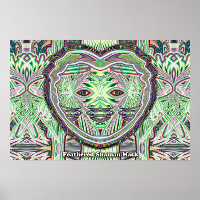 Feathered Shaman Mask poster (Front)