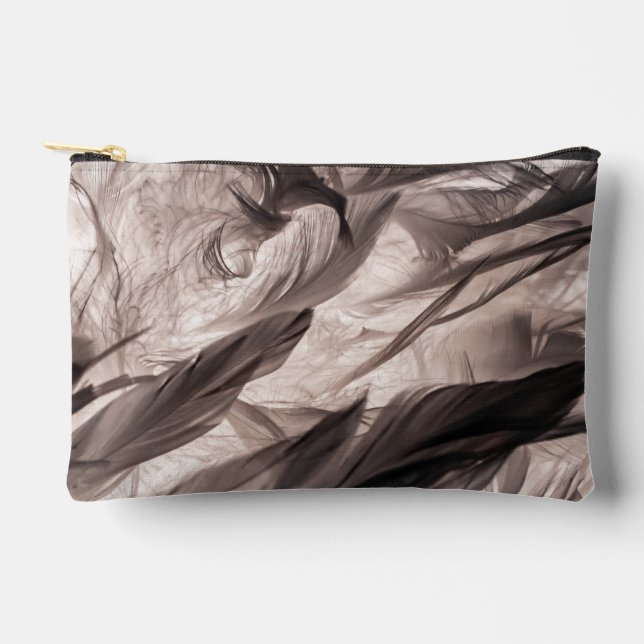 Feathers Accessory Pouch (Front)