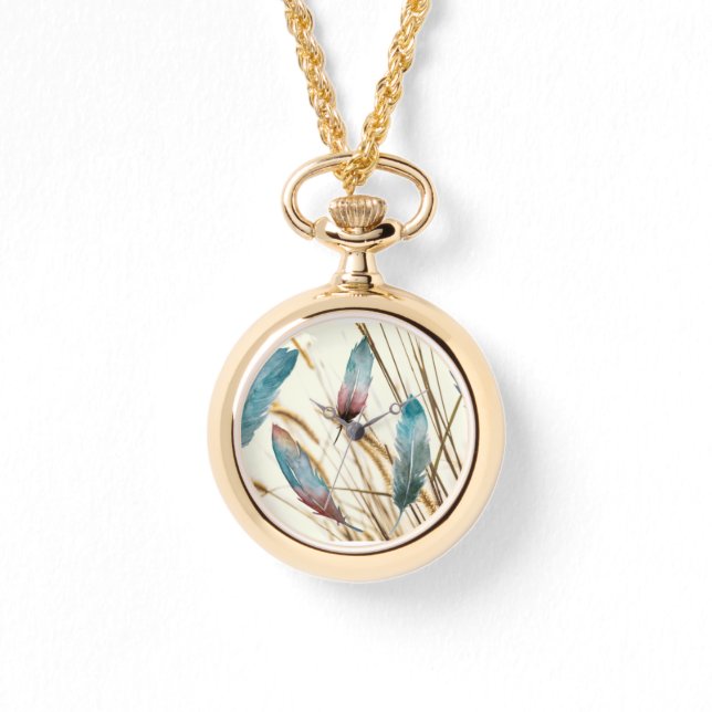 Feathers and grass              watch (Front)