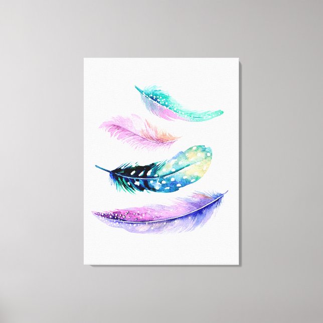 Feathers Canvas Print (Front)