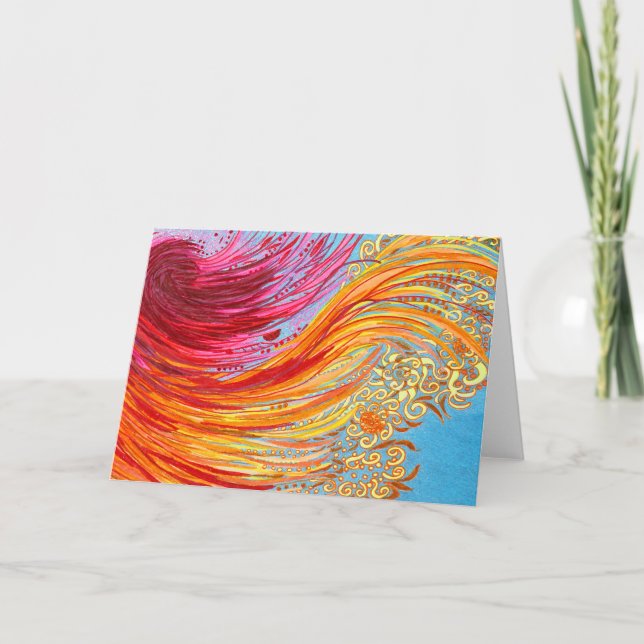 Feathers Card (Front)