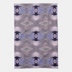Feathers Diamond Pattern Tea Towel