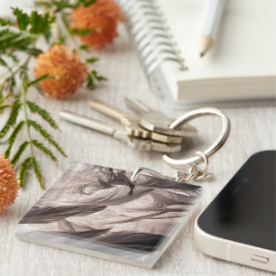 Feathers Key Ring