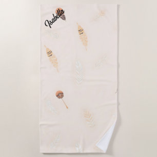 Feathers Luxury Popular Boho Collection Beach Towel