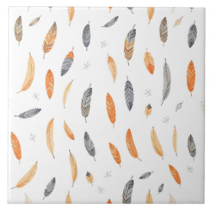 Feathers Luxury Trendy Boho Collection Tile