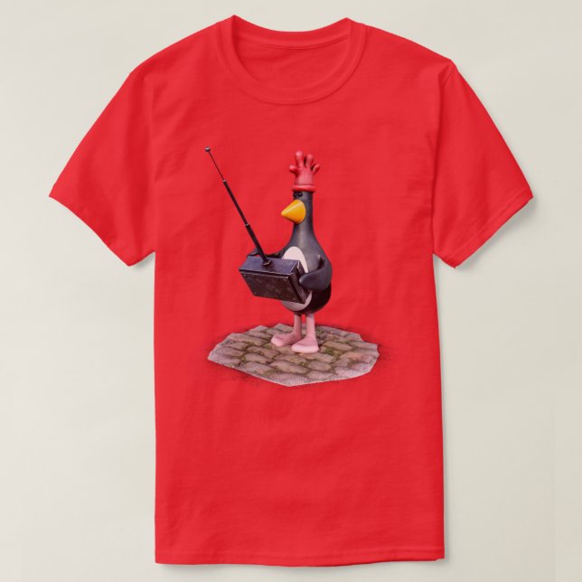 Feathers Mcgraw Remote Control T-Shirt (Design Front)