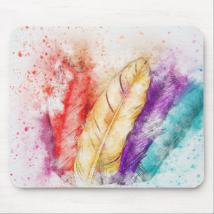 Feathers Mouse Pad